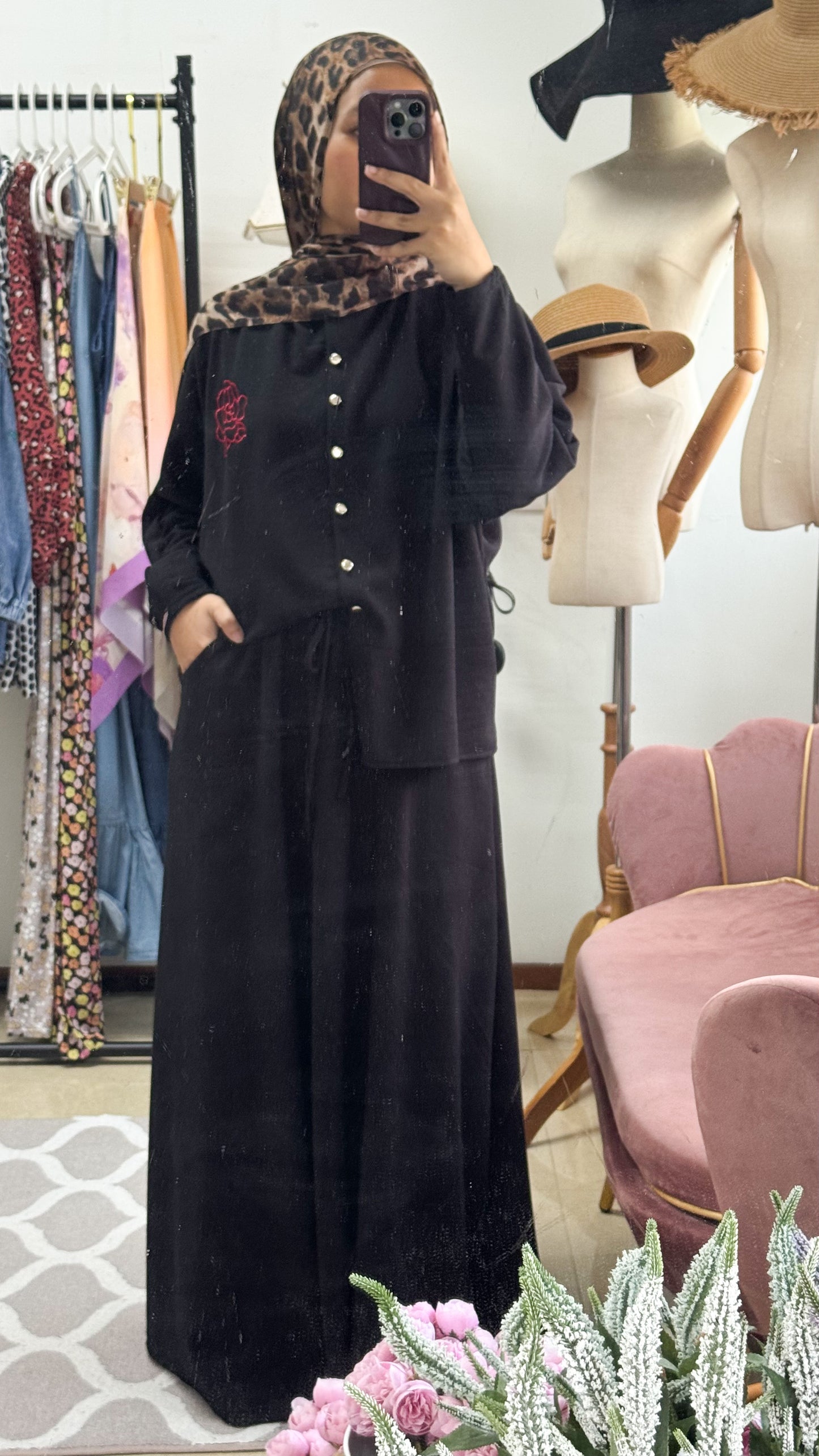 Curated Ironless Skirt Set