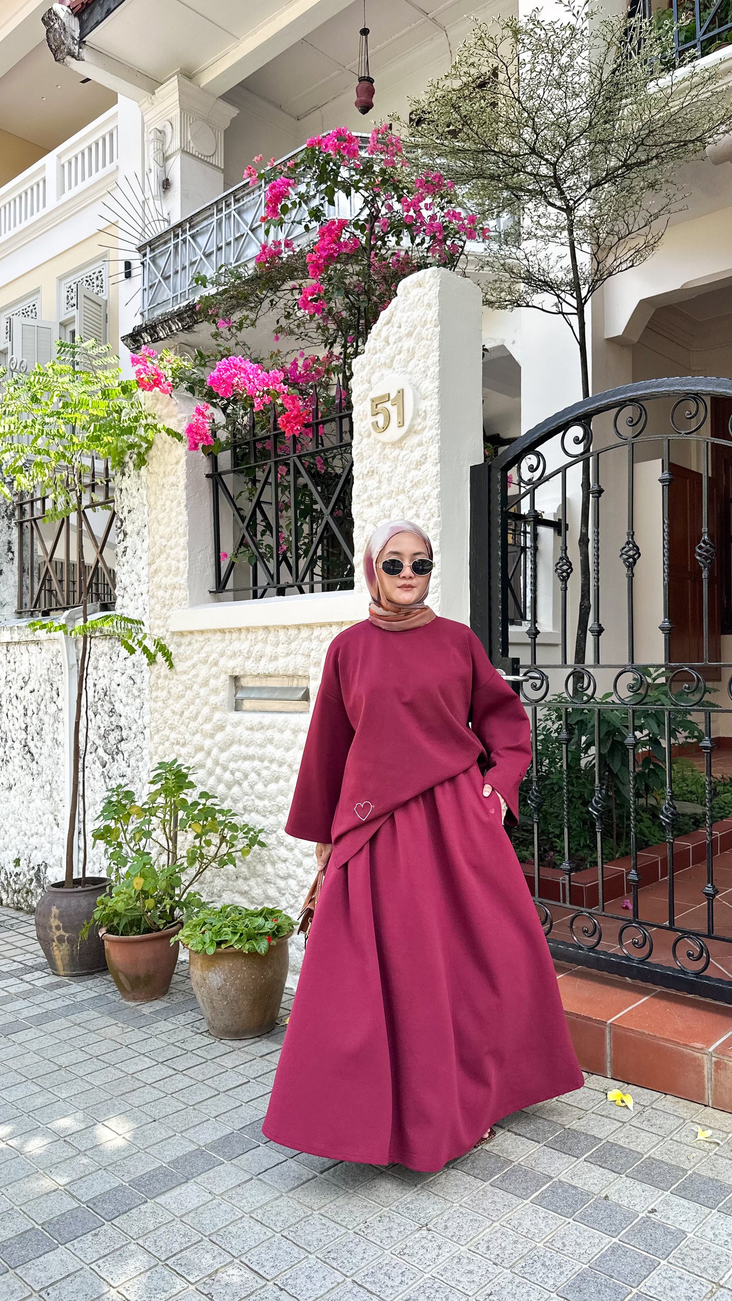 Hearty Skirt Set