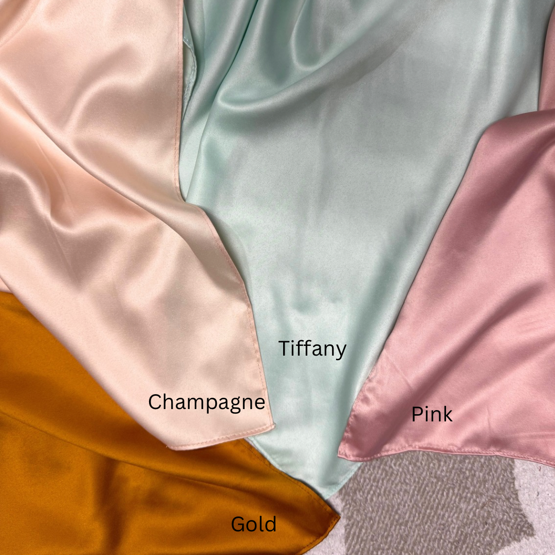 Matte Satin Instant Shawl